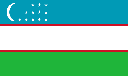 Флаг Узбекистана